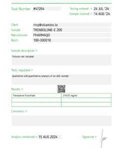 Pharmaqo Labs Trenbolone E 200